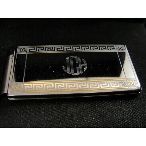 "ICH" Initials Vintage Money Clip Things Remembered Men Wallet ID - Picture 13 of 13
